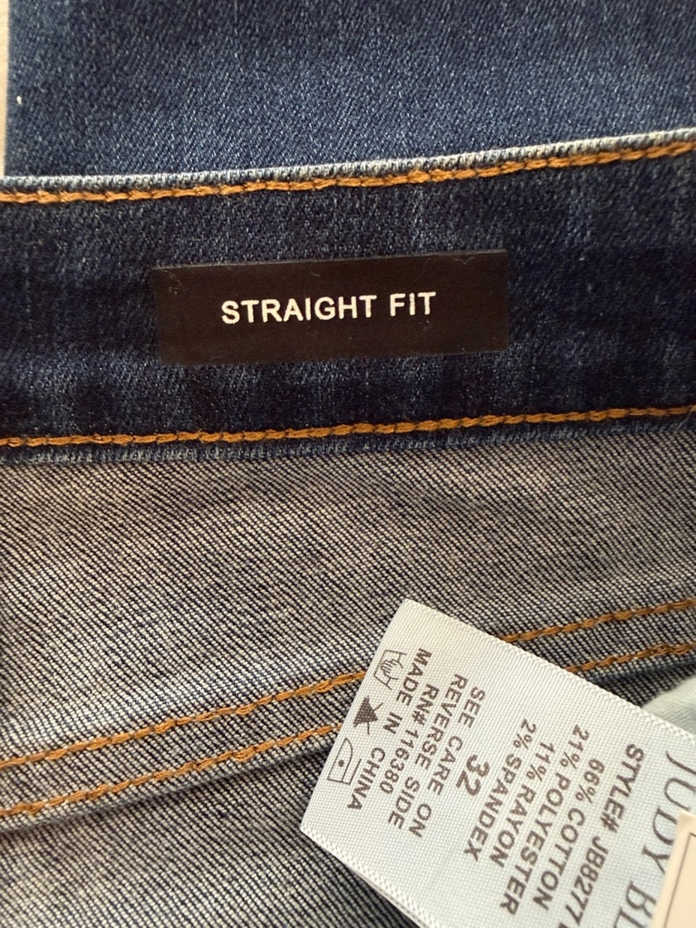 NWT - Judy Blue Ellianna Straight Jeans – Size 32 (14) Denim - Picture 10 of 15